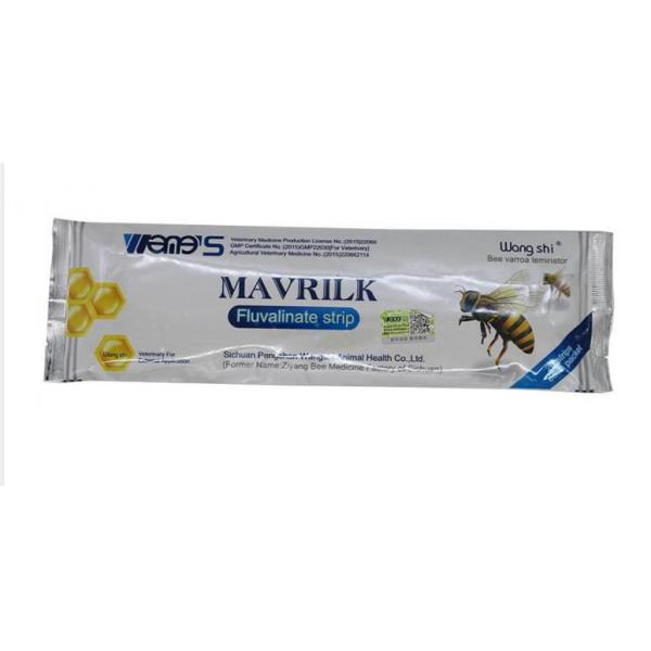 Quality Wangshi Mavrilk Fluvalinate Strips Curing Varroa Mites Of Bees for sale