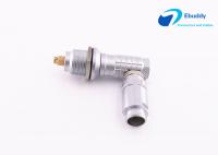China Lemo Fiber Optic Connectors K Series FHG Right Angle 6 Pin Elbow Plug FHG.0K.3026.CLAC factory