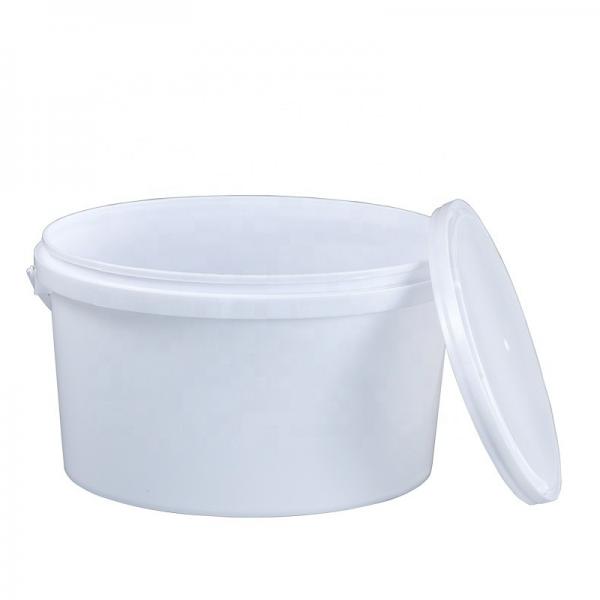 Quality Oval 1 Gallon Chemical Containers Oval Round Bucket With Lid 265*265mm for sale