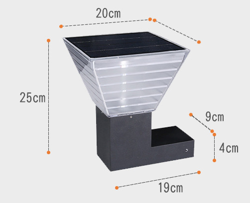 Quality Integrated 6000K 6V 5W LED Solar Garden Light for sale
