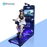 China 1 player Indoor Virtual Reality Stationary Bike / Exercise Bike Virtual Ride Design Service factory