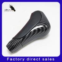 China Black Genuine Leather Automatic Lever Car Gear Shift Knob For LAND CRUISER 2003-2017 LC5 4RUNNER TUNDRA TRD PRO FJ factory