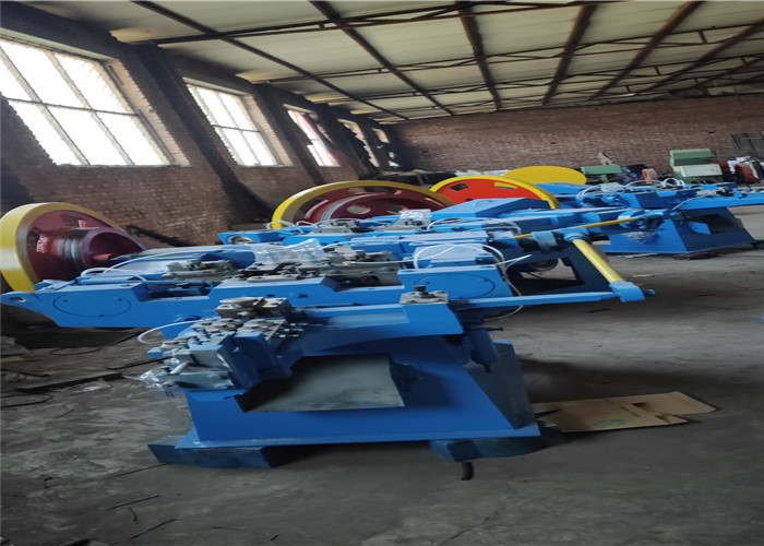 China Fast Speed Screw Nail Making Machine Nail Length 80mm With Polishing Machine factory