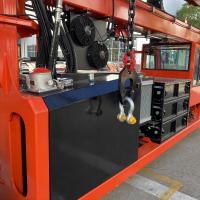 Quality 7km/H 3km/H Electric Straddle Carrier Crane 50T Environment Friendly No Smoking for sale