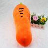 China Orange Color Plush Toy Pillow High Elasticity Carrot Shape For Kids Gift factory