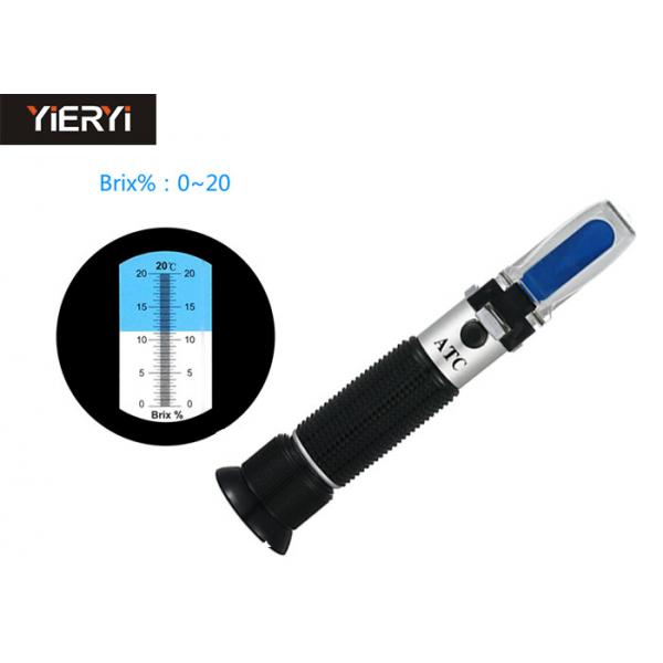 Quality Portable Specific Gravity Refractometer With ATC Tool , Aluminum Material for sale