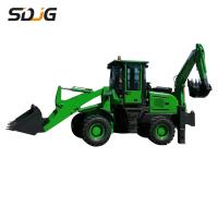 Quality 4x4 Wheel Drive 400kg-2.5ton Mini Tractor Backhoe Loader Towable With Snow for sale
