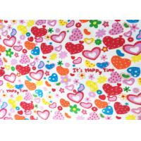China Custom Printed 100 Organic Cotton Baby Blanket Flannel Fabric For Bed Sheet for sale