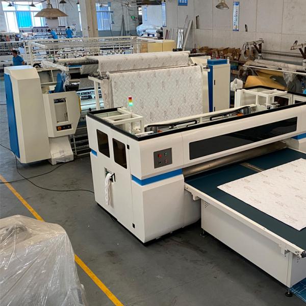 Quality ZLT-HM High speed computerized non-shuttle working mattress hemming machine 80mm sewing thickness for mattress for sale