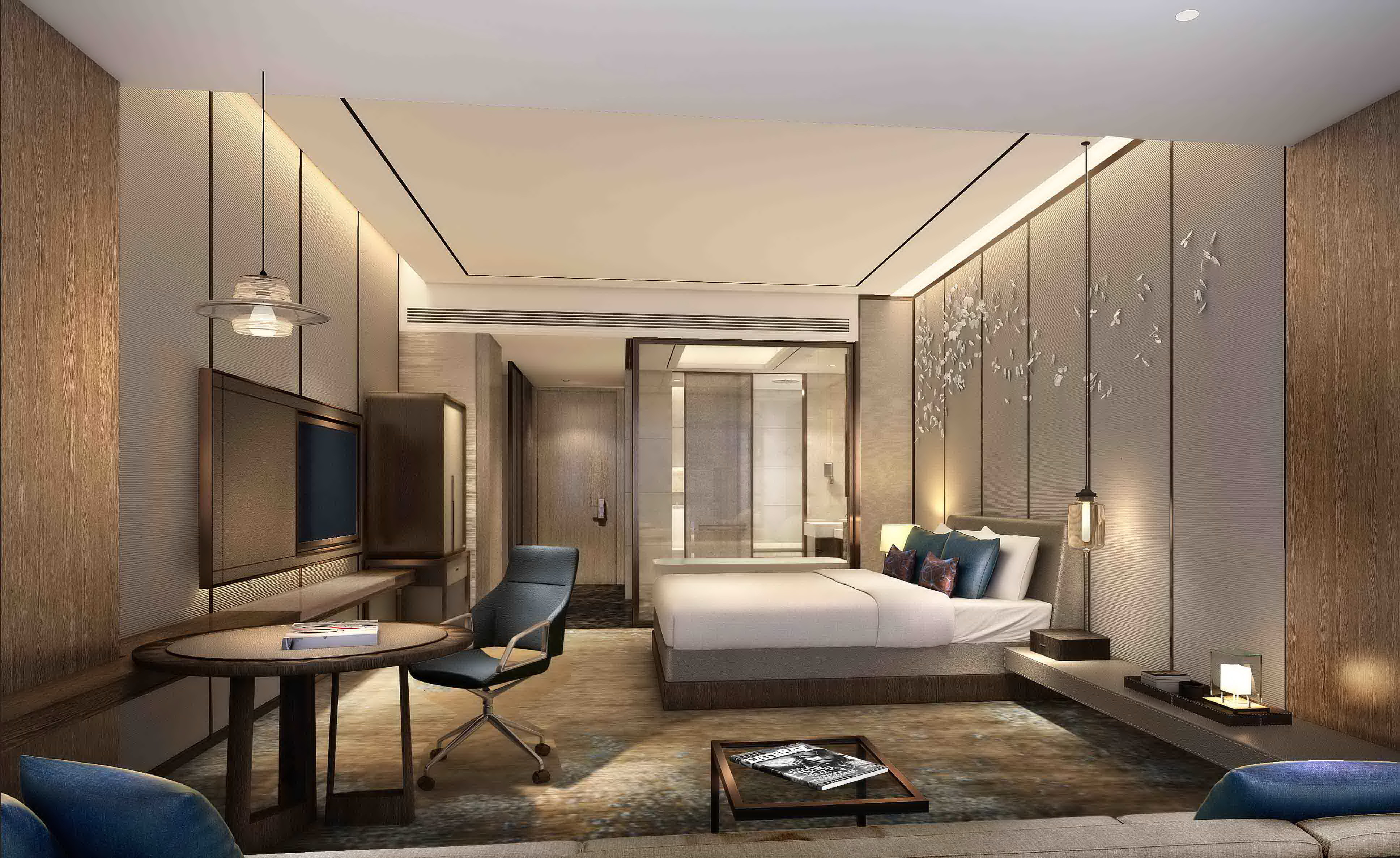China OEM Welcome Gelaimei Luxury Hotel Bedroom Furniture Modern Design factory