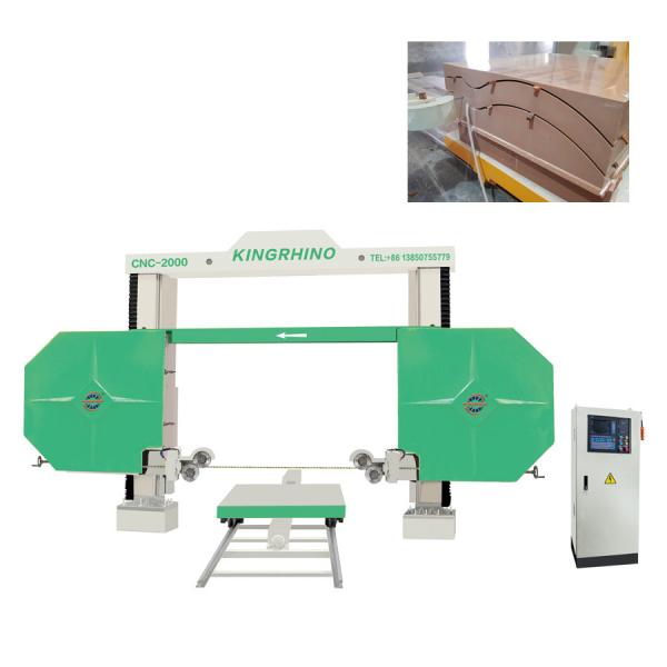 Quality CNC 2000 / 2500 / 3000 11kw Diamond Wire Saw Cutting Machine For Marble for sale
