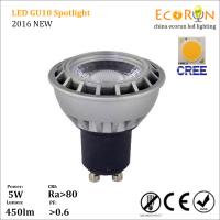 China aluminum gu10 spotlight cob 6w 7w 560lm warm white 2700k indoor led spotlight factory