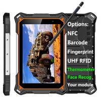 China Octa Core Android Rugged Tablet Pc 8 Inch Large Battery 4G LTE NFC IP68 Mini Computer factory
