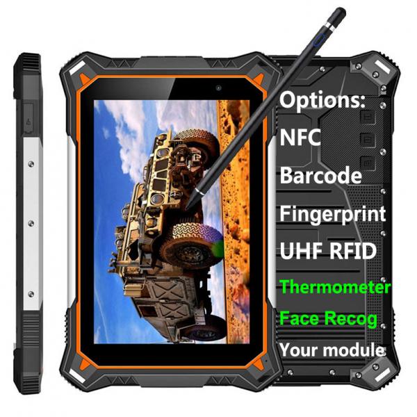 Quality Octa Core Android Rugged Tablet Pc 8 Inch Large Battery 4G LTE NFC IP68 Mini Computer for sale