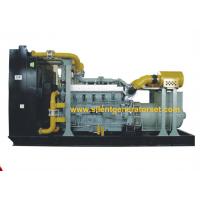 Quality 1500RPM 50HZ MITSUBISHI Diesel Generator Set , 800KW / 1000KVA OPEN TYPE S12H for sale