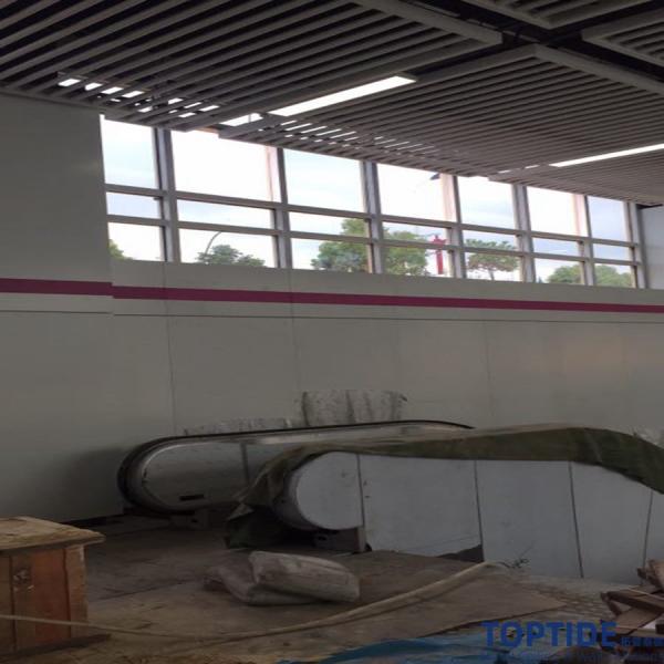 Quality Decorative Aluminium Profile Linear Ceiling Strip Extrusion Round Tube Ceiling for sale