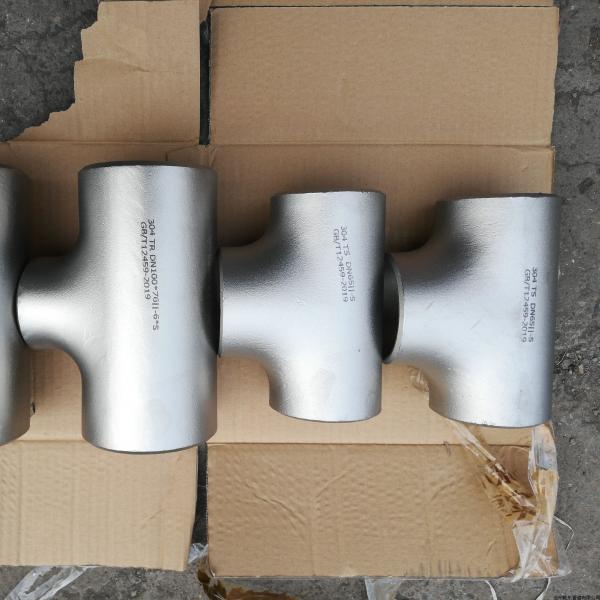 Quality Asme B16.9 Steel Pipe Tee Fittings Sch40 Sch80 Sch120 CE Certification for sale
