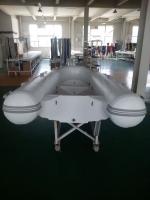 China Fiberglass Hull Foldable Rib Boat Laterally Folded Easy Storage 330 Cm For Fun factory