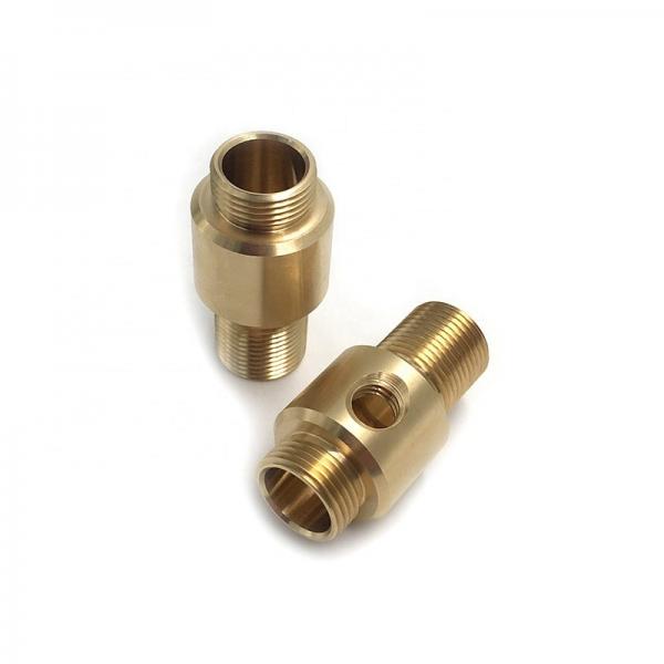 Quality ISO9001 Copper Brass CNC Turned Components Anti Oxidation Practical for sale
