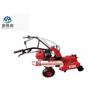 China Agricultural Walk Behind Mini Garden Tiller Machine In Red Color , ISO Passed for sale