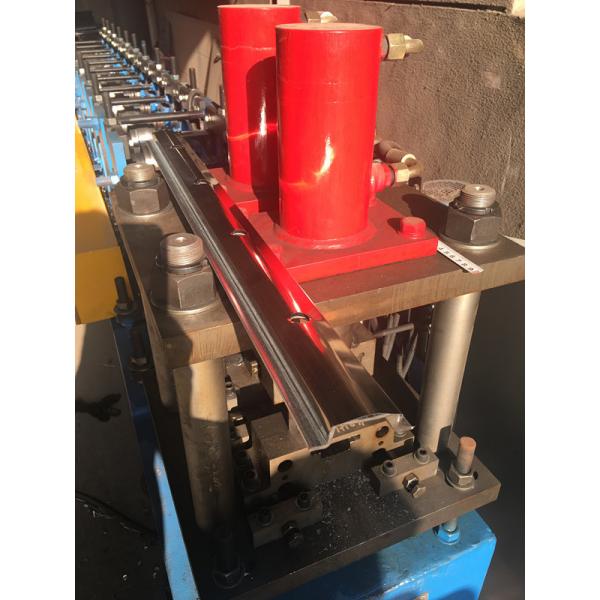 Quality 12 Mpa Adjustable Cold Roll Forming Machine Manual Feeding With 3 Groups Solenoid Valve for sale
