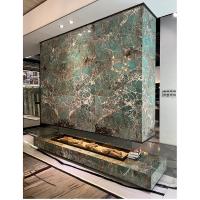 China Natural Stone Polished Emerald Green Onyx Marble Slab For Interior Wall Decoration factory