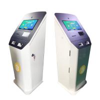 China Windows system 15.6inch Two Way Bitcoin ATM Kiosk With Cash Acceptor Dispenser for sale