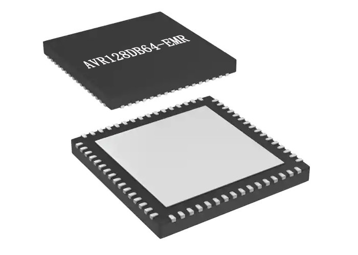 China 64-VFQFN Package AVR128DB64-E/MR 128KB FLASH Embedded Microcontrollers IC factory