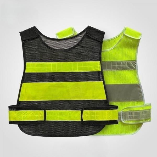Quality Universal Size Security Safety Vest Green Construction Vest SGS Certificate for sale