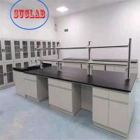 China Wholesale Cheap Price Cold Rolled Steel Structure Floor Mounted  Laboratory Workstation Supplier Hong kong factory