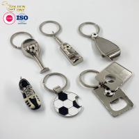 China Bottle Opener Personalized Metal Keychain Mini Boot Soccer Souvenir for sale