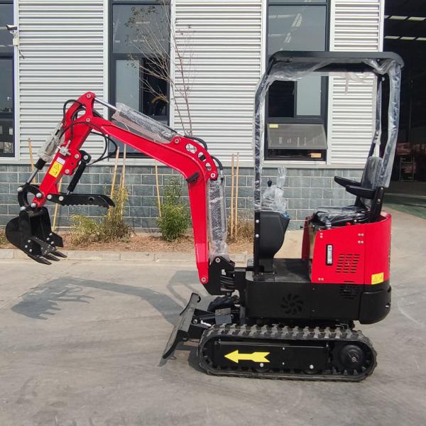 Quality HT10BZ 1000kg Mini Crawler Excavator Optional Boom Swing Small Digging Machine for sale