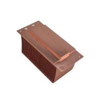 China 650 Deactivation Copper 1100 Skived Fin Heat Sink CNC Processing factory