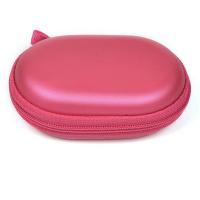china Pink Polarized Light EVA Earphone Case Light Zippered Elastic Mesh Pockets