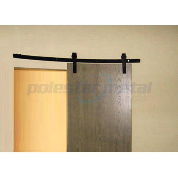 Quality 2000mm Curved Stainless Steel Barn Door Hardware For Wooden Sliding Door for sale