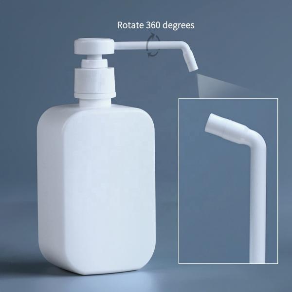 Quality Disinfectant 500ml Plastic Pump PET Plastic Bottles Caliber 25mm for sale