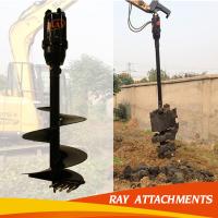China good quality post hole digger auger for excavator used factory
