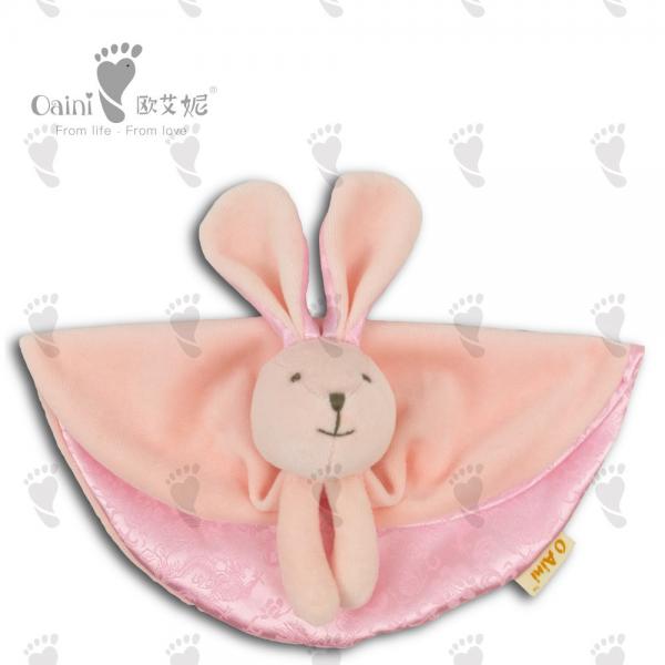 Quality 25 X 28cm Soothing Stuffed Animal EN71 Newborn Comforter Toy Harmless for sale