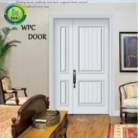Quality Composite WPC Modern Double Entry Doors PVC laminted Hotel Use for sale