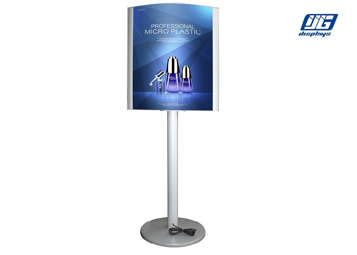 China Double Sided Dispaly Mobile Poster Display Boards Snap Open Aluminum Frame for sale