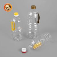 China Custom 1 Litre Plastic Soy Sauce Bottle Cooking Oil PET Bottle With Handle factory