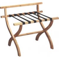 China Solid Wood Hotel Luggage Racks Suitcase Rack Hotel With  back support factory