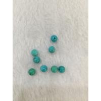 china Semi Precious American Blue Turquoise Beads 8mm natural round gemstone
