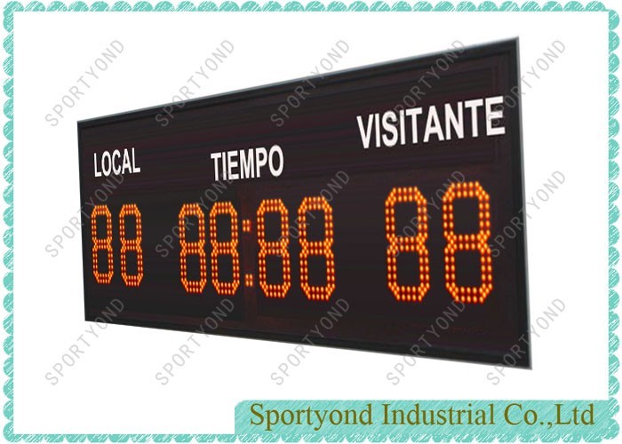 China Football / Rugby Game Electronic Outdoor Scoreboard factory