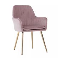 Quality Nordic Style SH76cm Modern Metal Dining Chairs Purple Wear Resistance for sale