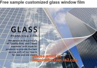 China clear tint window car glass film for Auto Security protective film roll,Ultra clear PET film, acrylic coated pet film, P factory