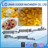 China Easy operation corn flakes twin screw extruder processing line factory