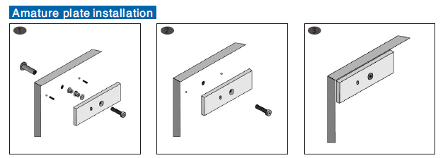 600 Lbs Single Door Magnetic Lock with LED Electromagnetic Locks For Glass Doors-JS-280S