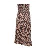 China Sexy Leopard Boob Tube Top Custom Women's Dresses In Viscose Material factory