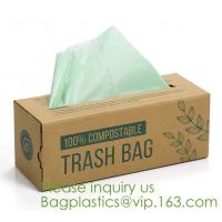 China Eco friendly Compostable Waste Bags 100% Biodegradable Garbage Bags Made From Cornstarch,Garbage bag Dog poop bags T-shi factory